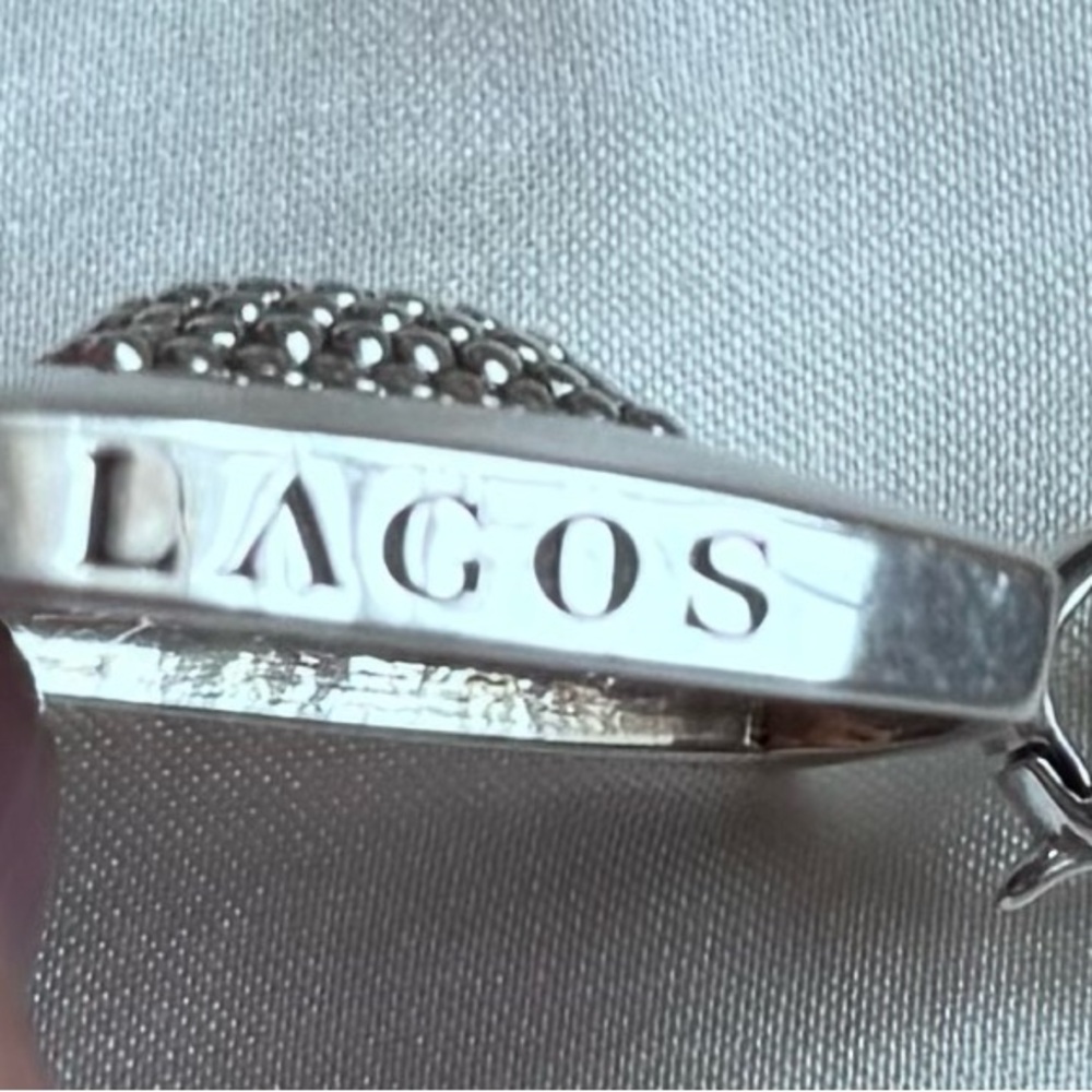 Lagos Imagine Pendant Silver Rectangular - image 2